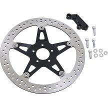 Big Brake Floating Rotor Kit — 356 mm (14") , two-piece (floating), Black