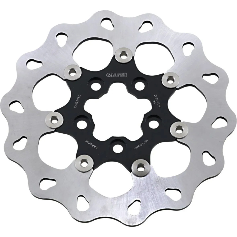 Wave® discos de freno — 260 mm, patrón de 5 pernos, Negro