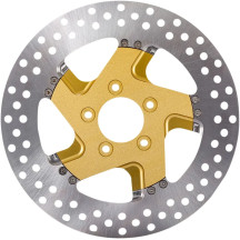Two-Piece Brake Rotor — 300 mm (11.8"), 3.25" bolt circle, Gold