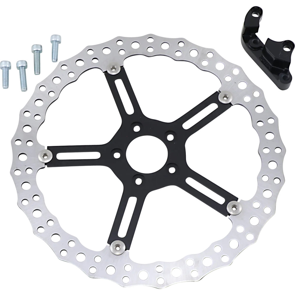 Big Brake Jagged Floating Rotor Kit — 381 mm (15"), two-piece (floating)