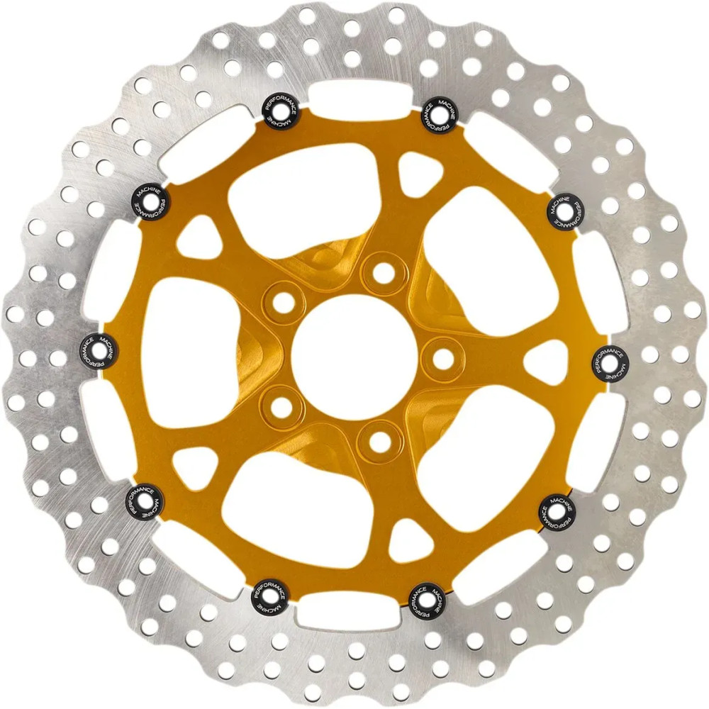 Two-Piece Brake Rotor — 330 mm (13"), Gold