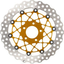 Two-Piece Brake Rotor — 300 mm (11.8"), 3.25" bolt circle, Gold