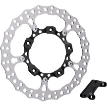 Big Brake 14" Full Floating Brake Rotor Kit — 356 mm (14"), Black, fits HD FLT Touring