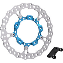 Big Brake 14" Full Floating Brake Rotor Kit — 356 mm (14"), full-floating, blue
