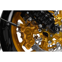Big Brake 14" Full Floating Brake Rotor Kit — Gold, 420 High-Carbon Stainless Steel