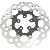 Cubiq™ Brake Rotor — 291 mm, Solid-Mount, chrome