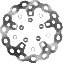 Cubiq™ Brake Rotor — 299 mm, Full-Floating, Chrome