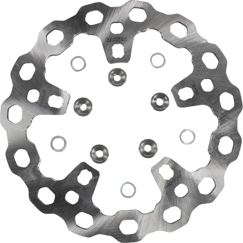 Cubiq™ rotor de freno — 299 mm, flotante completo, cromado