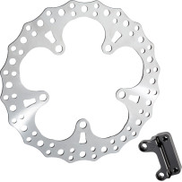 Jagged Floating Rotor — 330 mm (13"), Silver
