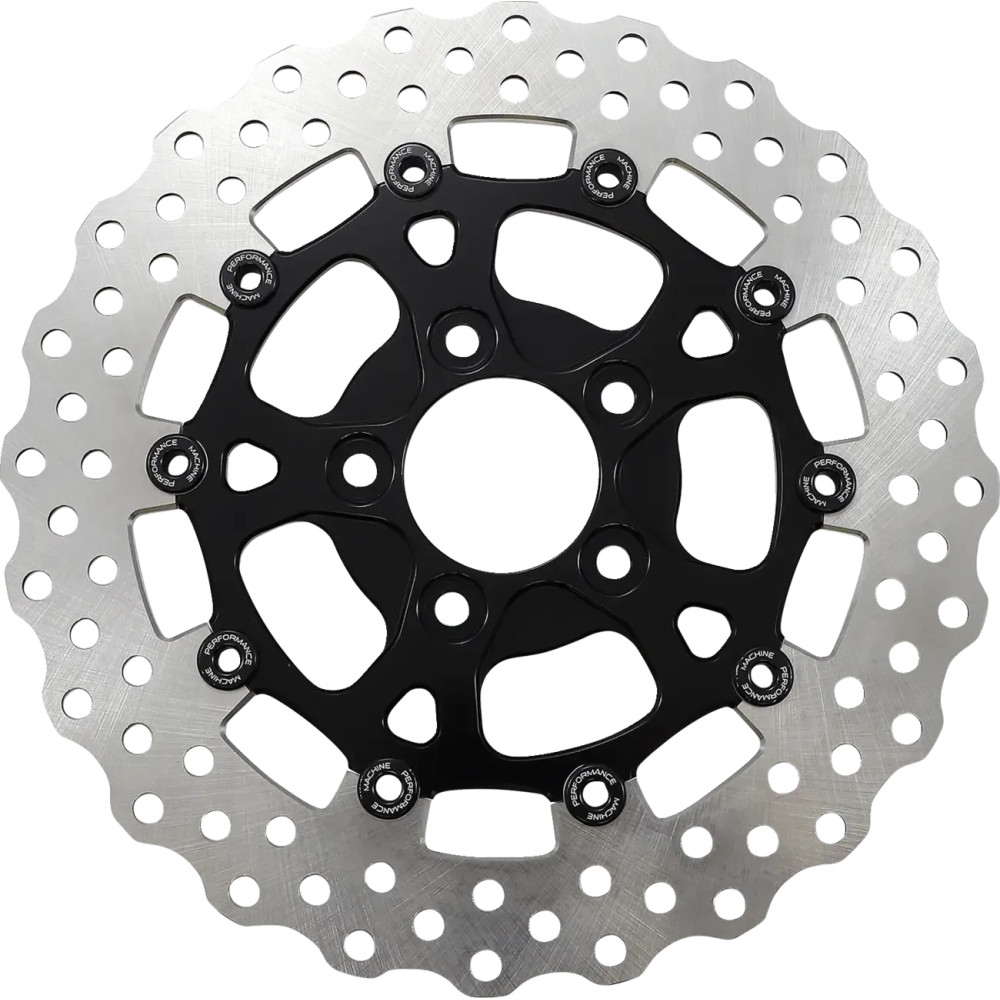 Two-Piece Brake Rotor — 292 mm (11.5") OD, Performance Machine 3.25" bolt circle, Black