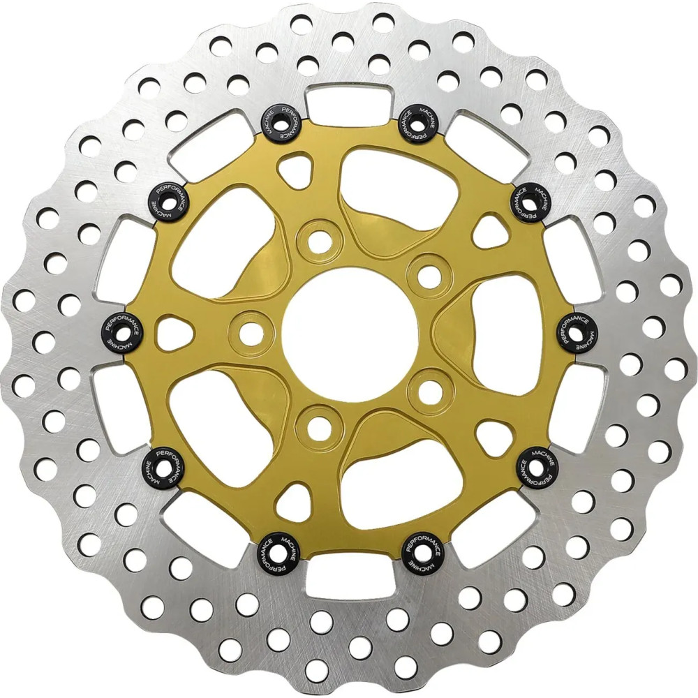Two-Piece Brake Rotor — 292 mm (11.5"), 3.25" bolt circle, Gold