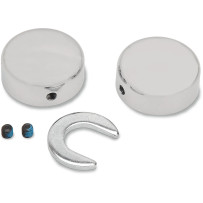 Swingarm Pivot Bolt Covers — Swingarm, Pivot, Pair, Chrome