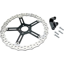 15" Big Brake Jagged Floating Rotor Kit — Chrome