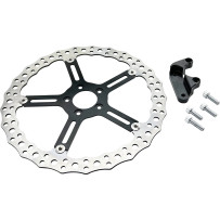 15" Big Brake Jagged Floating Rotor Kit — Chrome