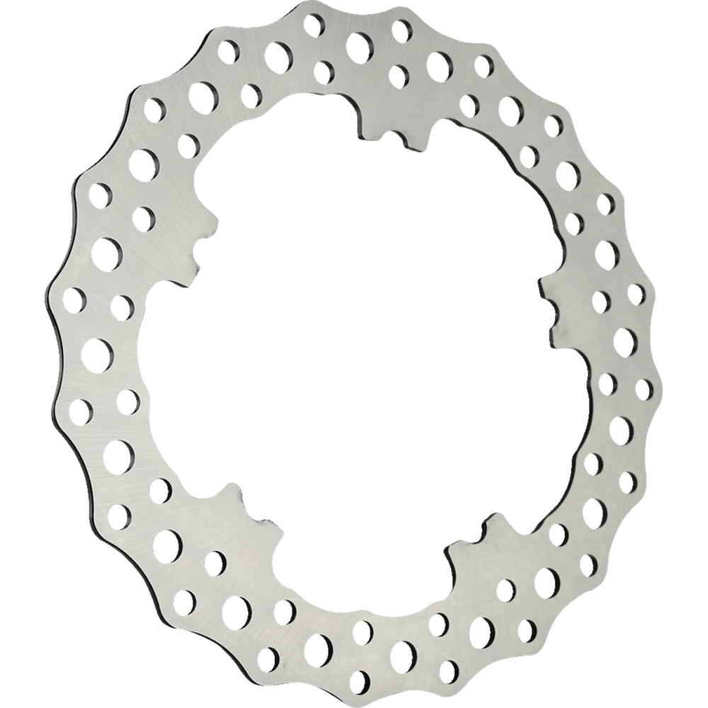 Jagged Floating Rotor — 300 mm, two-piece (floating), Silver