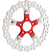 Brake Rotor Mount — 11.8" rotor, cartridge hub fitment, 3.25" bolt circle, red