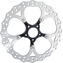 Spider Rotor — 356 mm (14") , Black, Chrome