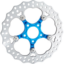 Spider Rotor — 300 mm, Blue, Chrome