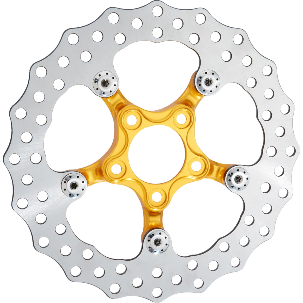 Spider Rotor — 292 mm, Chrome, Gold