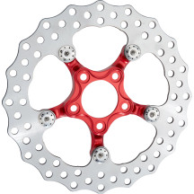 Spider Rotor — 292 mm (11-1/2"), Chrome, Red