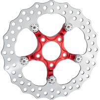 Spider Rotor — 292 mm (11-1/2"), Chrome, Red