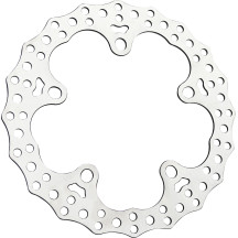Jagged Floating Rotor — 320 mm, two-piece floating, silver