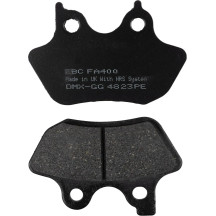 Organic Harley/Buell Brake Pads — 97.54 mm, 7.5 mm, aramid fiber