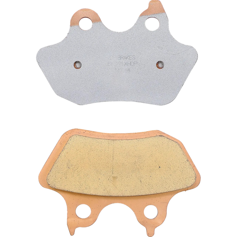 Sintered Metal Harley/Buell Brake Pads — 8 mm thickness, 97.8 mm length, 63.8 mm width
