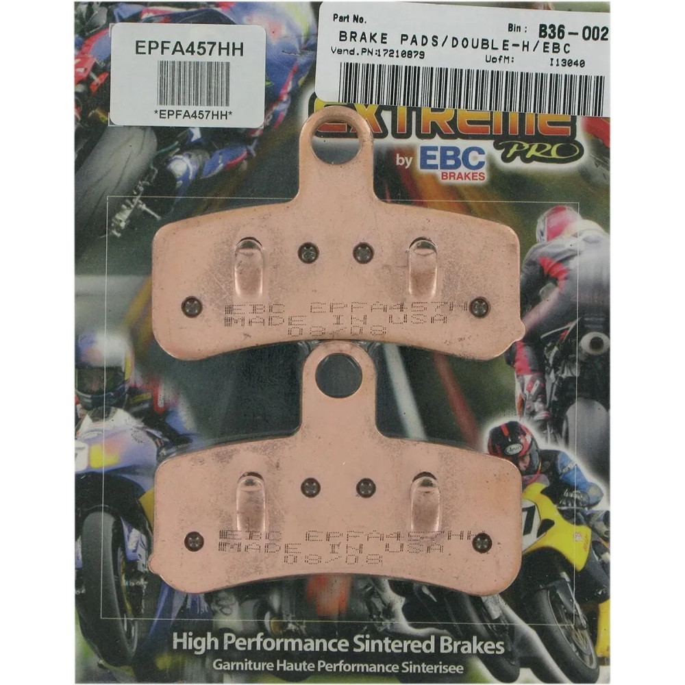 Extreme Performance Sintered "EPFA" Brake Pads — EPFA-HH Series, set of 2