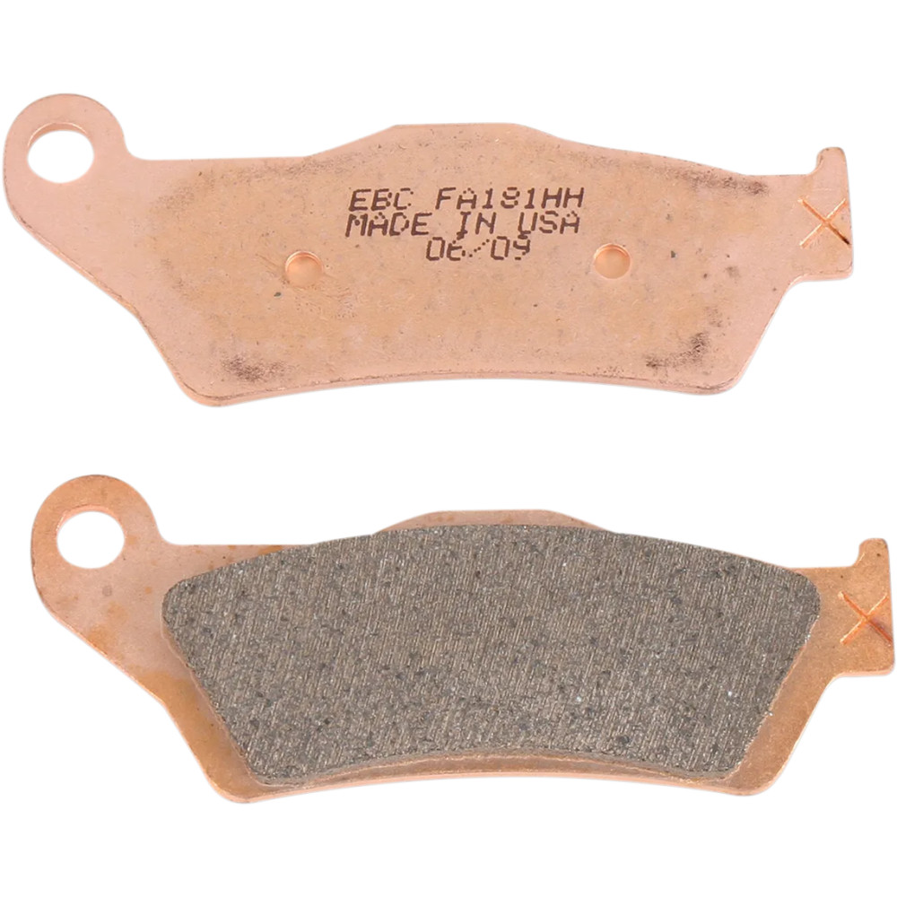 Sintered "HH" Brake Pads — 7.5 mm thickness, 94.0 mm length, Set of 2