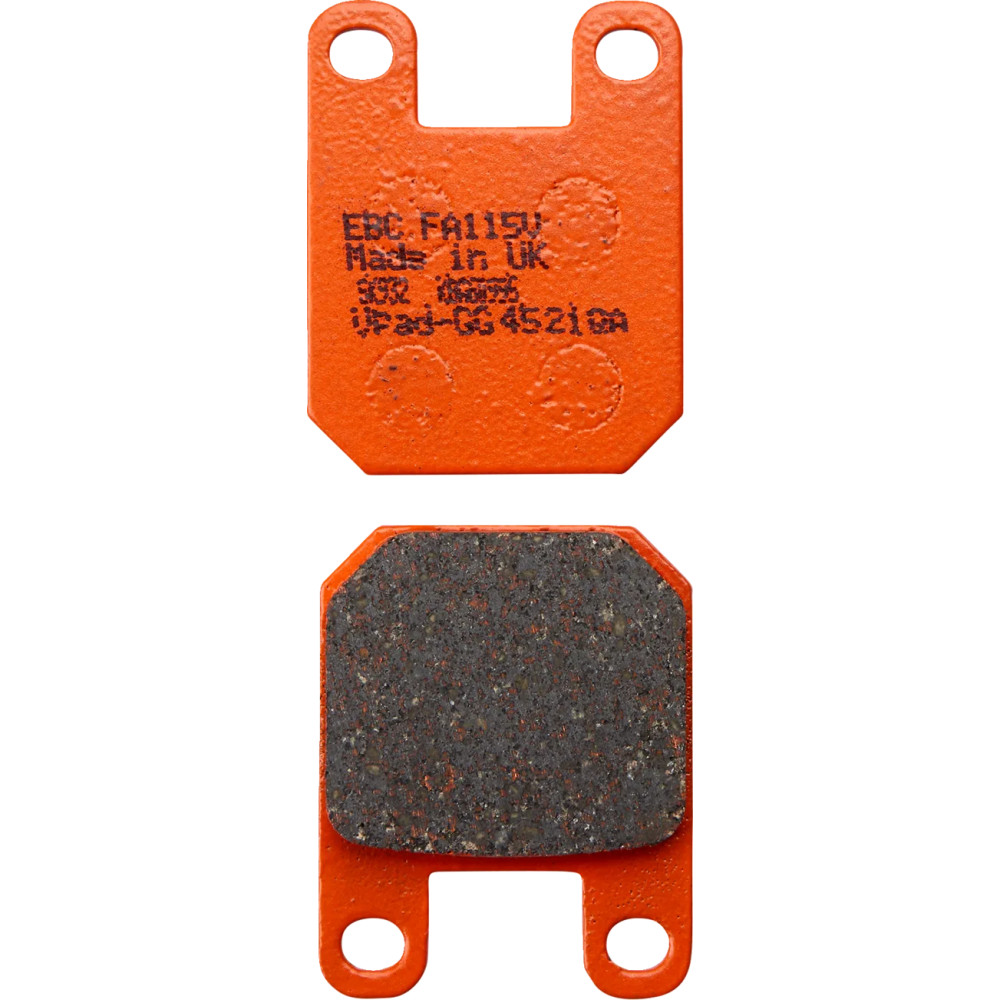 Semi-Sintered "V" Brake Pads — 6 mm, FA-V Series