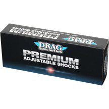 Amortiguadores Premium de altura ajustable — 305 mm longitud extendida, ±12.70 mm ajuste de altura, negro