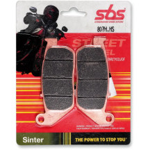 Sintered Metal Harley/Buell Brake Pads — 101.6 mm length, 8.9 mm thickness, 45.4 mm width, set of 2