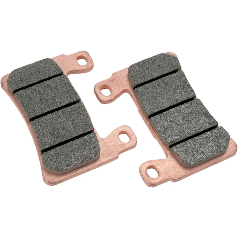 Sintered Metal Harley/Buell Brake Pads — 74.5 mm L, 55.2 mm W, 9.2 mm T, 860H.HS