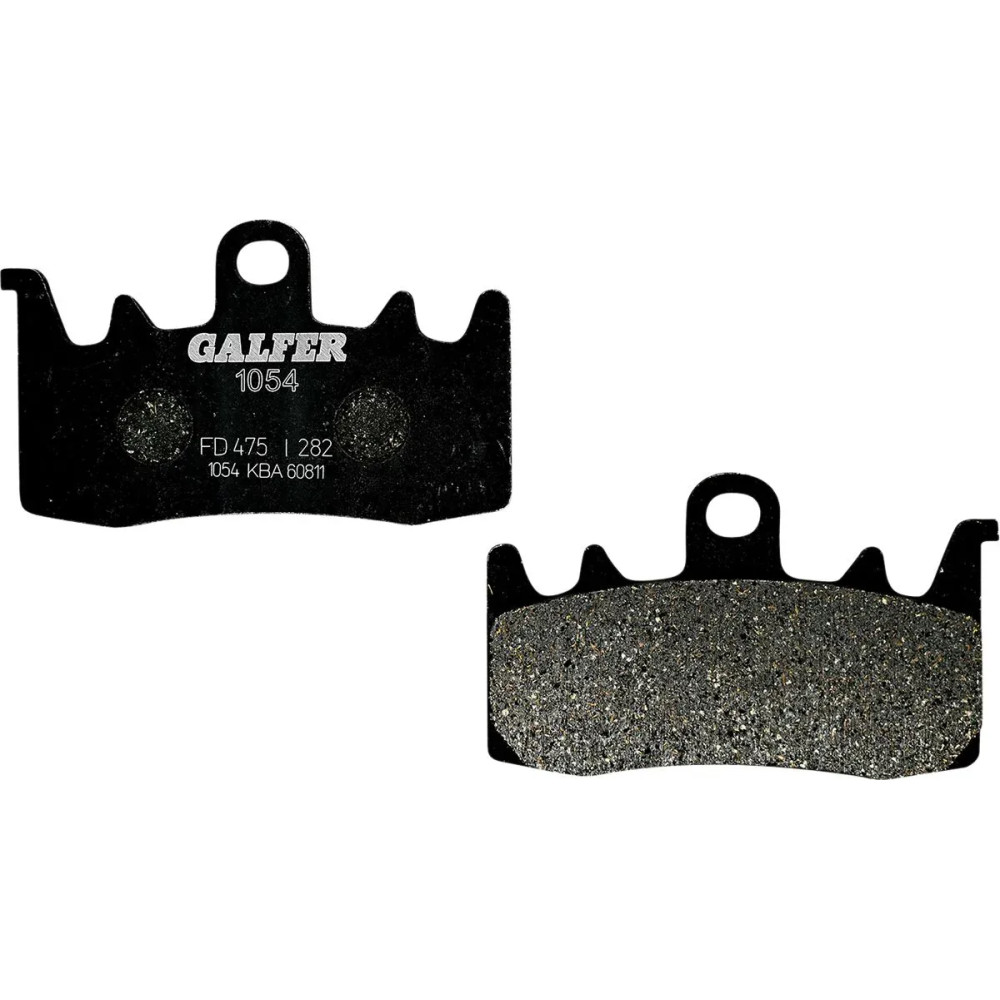 Semi-Metallic Brake Pads — GALFER, FD475G1054, Semi-Sintered Metal, Set of 2