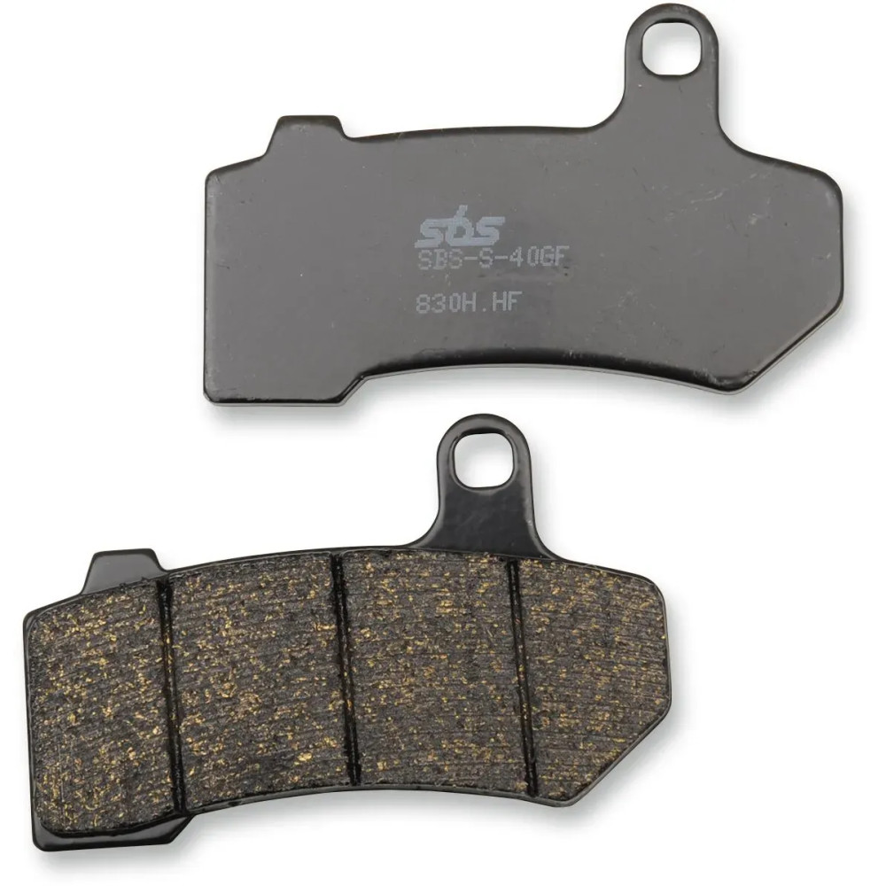 HHF Street Ceramic Organic Brake Pads — 7 mm, Set of 2