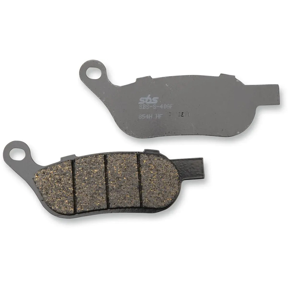 HHF Street Ceramic Organic Brake Pads — 7.4 mm, Set of 2