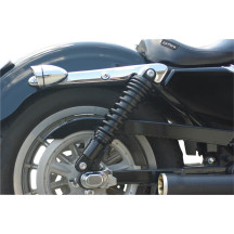 Amortiguadores Premium ajustables en altura — 330 mm (13") extendido, ±0,5" ajuste de altura, trasero