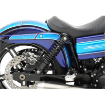 Amortiguadores premium ajustables en altura — Traseros, 279.4 mm extendidos, ±12.7 mm ajuste de altura