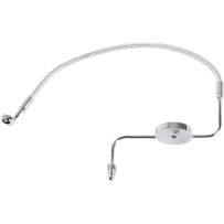 Designer Series Front Lower Brake Line Kit — Front lower, without ABS, Chrome