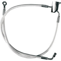 Braided Rear Brake Line Kit — Rear, Chrome Sterling Chromite® II, Kit