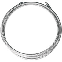 BYO® Build-Your-Own Universal Hydraulic Brake Line — 183 cm (6'), -3, without ABS, Silver polished