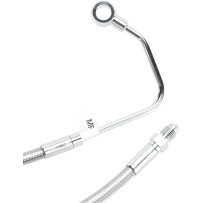 Designer Series ABS-Specific Mid Brake Line Kit — 11", 13", 15" lengths, 10 mm 35° banjo