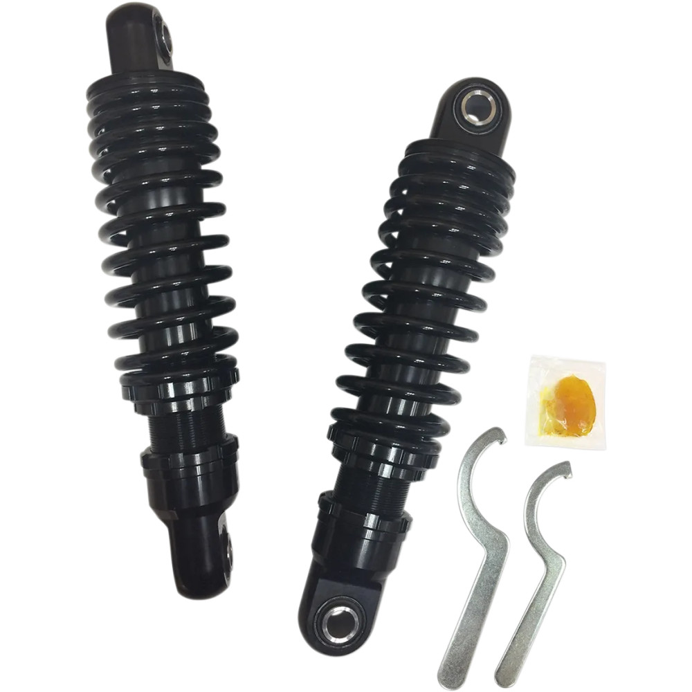 Premium 10.5" Shocks — Black anodized