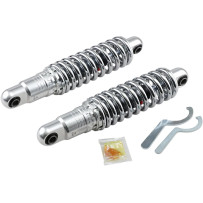 Amortiguadores Premium Ajustables en Altura — 305 mm (12"), ±12,7 mm (0,50"), Trasero, Par, Negro