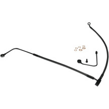 Designer Series Front Lower Brake Line Kit — with ABS, Black