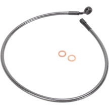 Designer Series ABS-Specific Upper Brake Line Kit — 28", 7/16" 35° banjo fitting