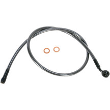 Alternate Length Designer Series ABS-Specific Front Brake Line Kit — 36" length, ABS compatible, 7/16" 35° banjo fitting