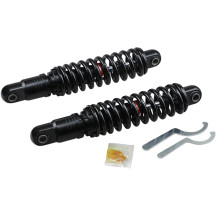 Premium Ride-Height Adjustable Shocks — 13" extended length, ±0.5" ride-height adjustment, Black