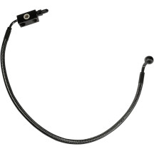Designer Series Front Lower Brake Line Kit — for '18+ dual-disc Softails, Black